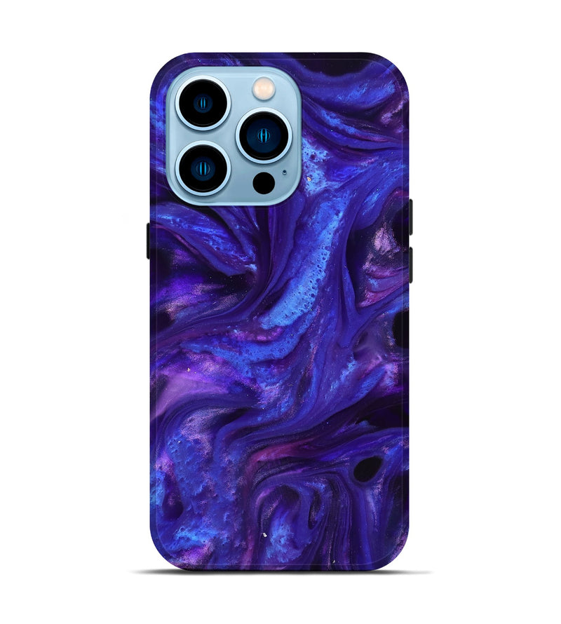 iPhone 14 Pro ResinArt Live Edge Phone Case - Quinton (Purple, 816882)