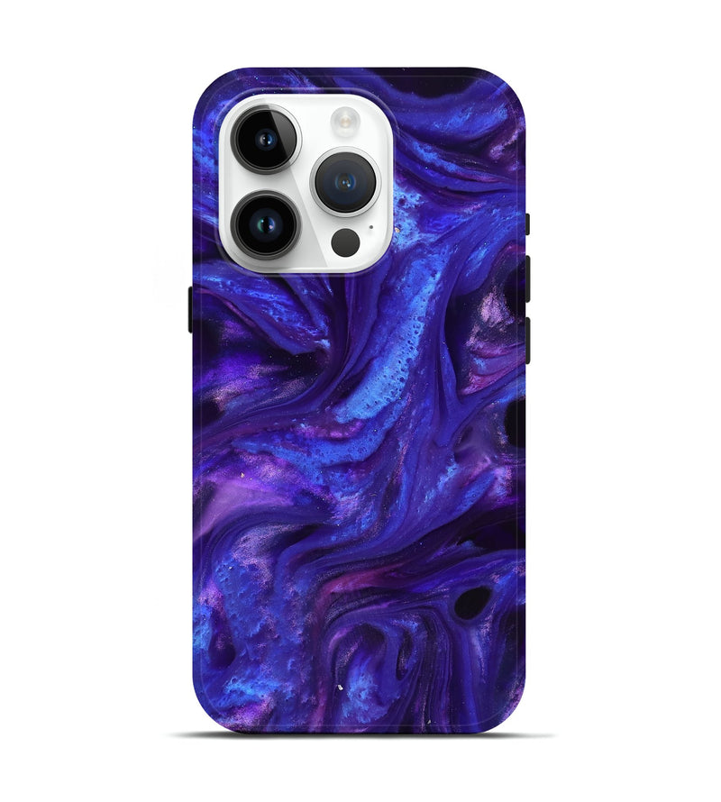 iPhone 15 Pro ResinArt Live Edge Phone Case - Quinton (Purple, 816882)