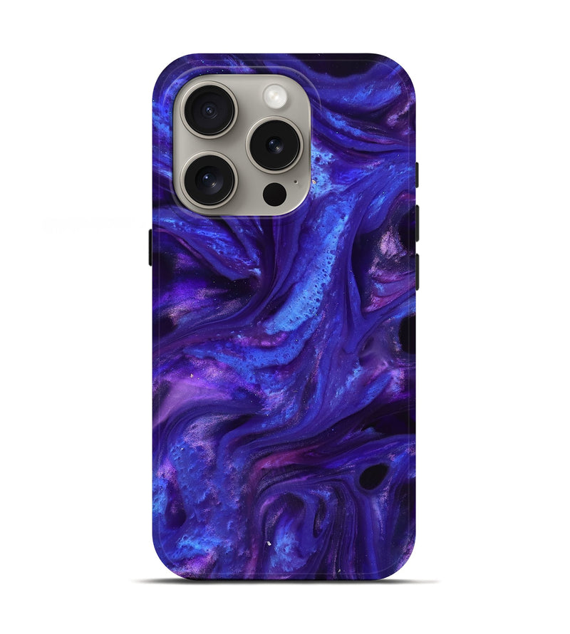 iPhone 16 Pro ResinArt Live Edge Phone Case - Quinton (Purple, 816882)