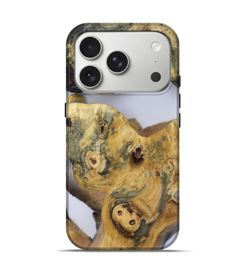 iPhone 17 Pro Wood Live Edge Phone Case - Alannah (Clear, 816893)