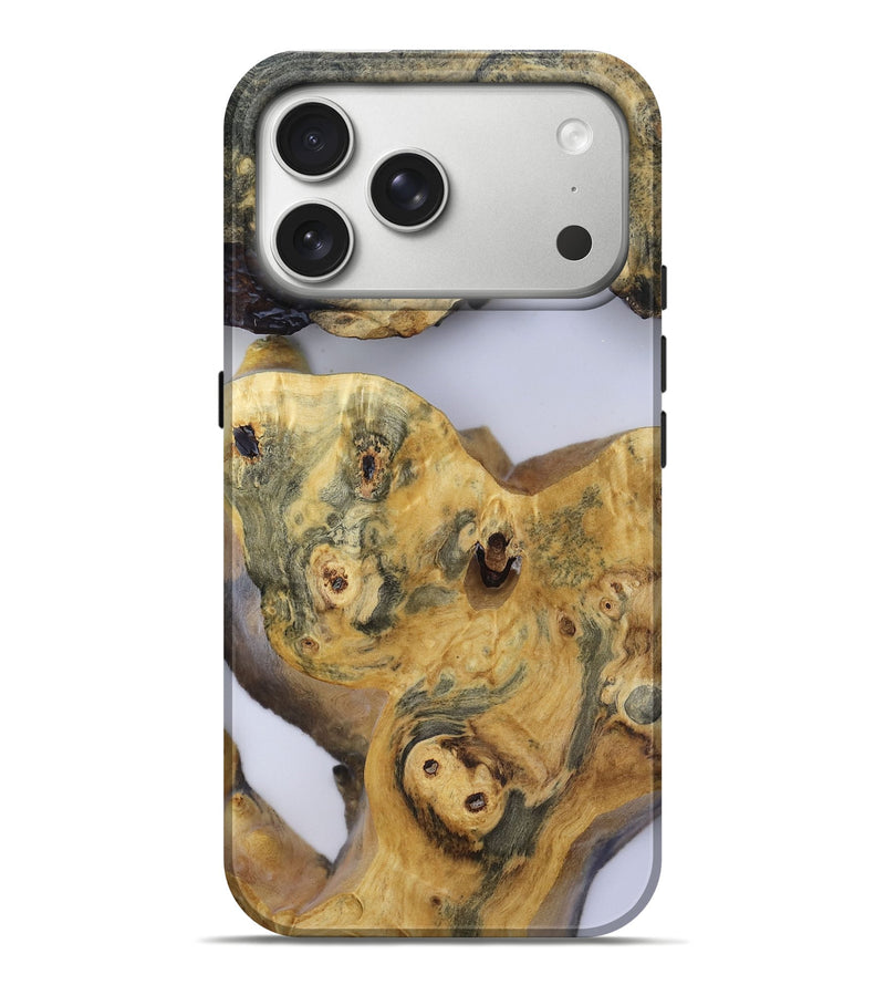 iPhone 17 Pro Max Wood Live Edge Phone Case - Alannah (Clear, 816893)