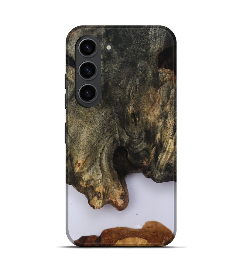Galaxy S23 Wood Live Edge Phone Case - Curtis (Clear, 816894)