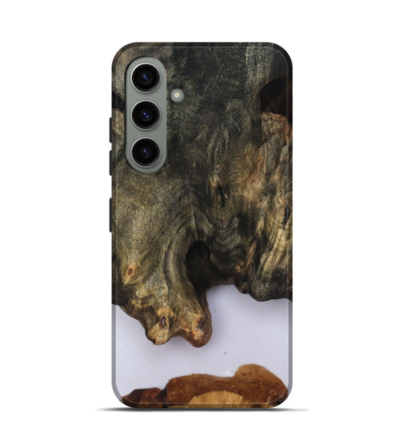 Galaxy S24 Wood Live Edge Phone Case - Curtis (Clear, 816894)
