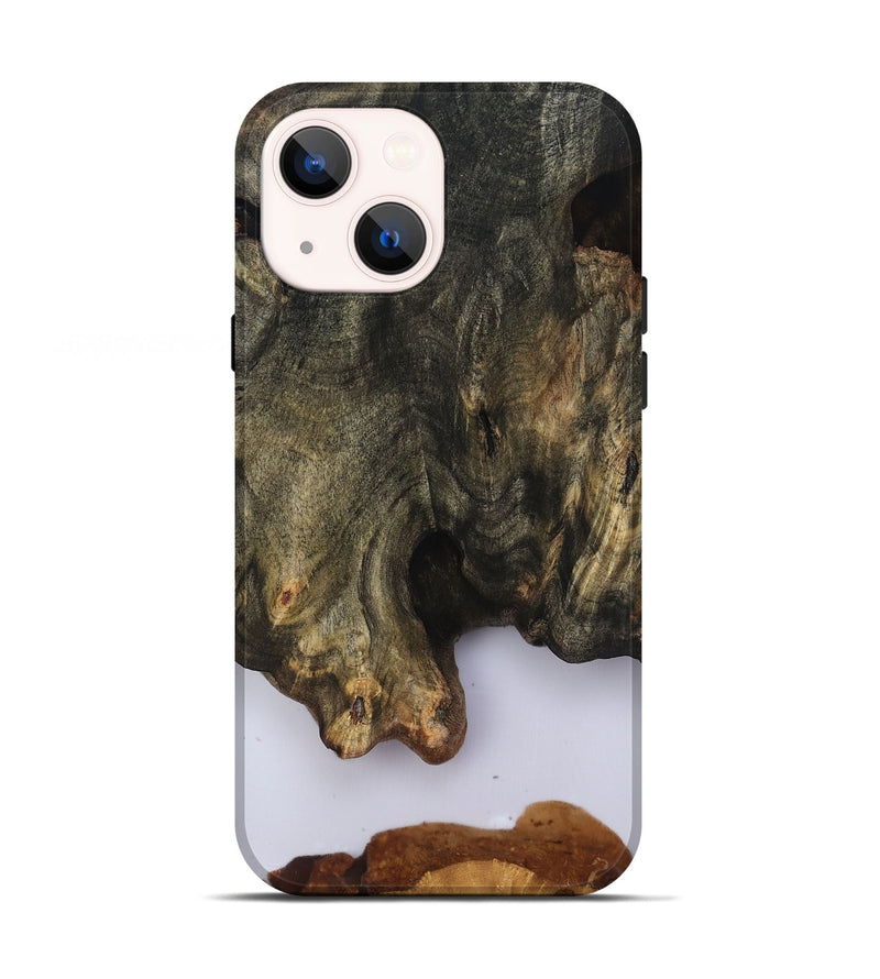iPhone 13 Wood Live Edge Phone Case - Curtis (Clear, 816894)