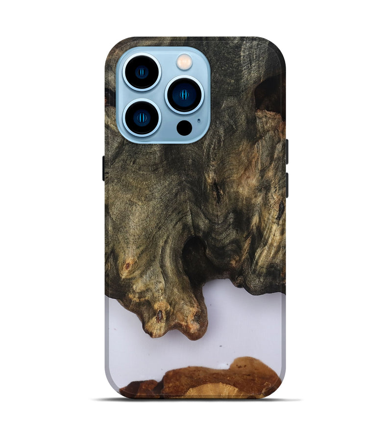 iPhone 14 Pro Wood Live Edge Phone Case - Curtis (Clear, 816894)