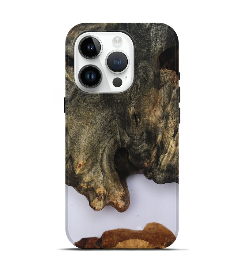 iPhone 15 Pro Wood Live Edge Phone Case - Curtis (Clear, 816894)