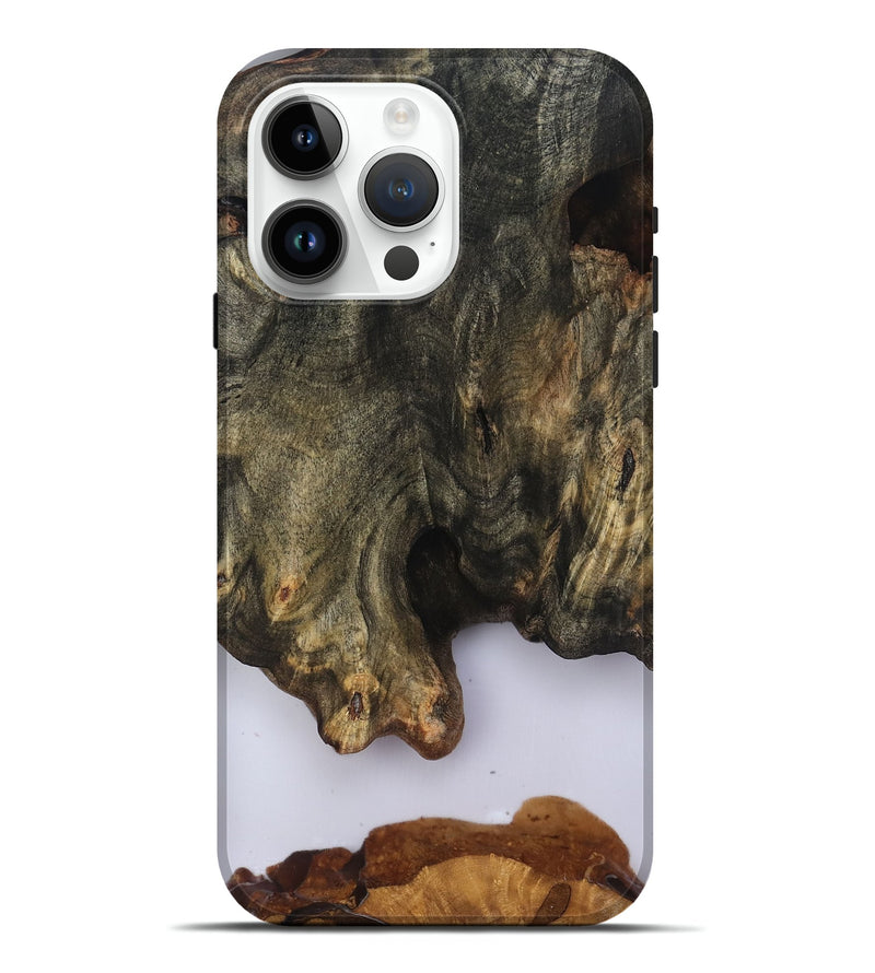 iPhone 15 Pro Max Wood Live Edge Phone Case - Curtis (Clear, 816894)