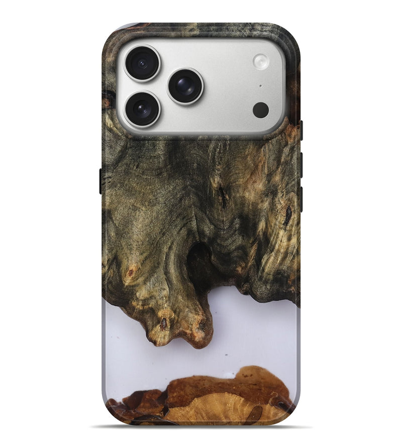 iPhone 17 Pro Max Wood Live Edge Phone Case - Curtis (Clear, 816894)