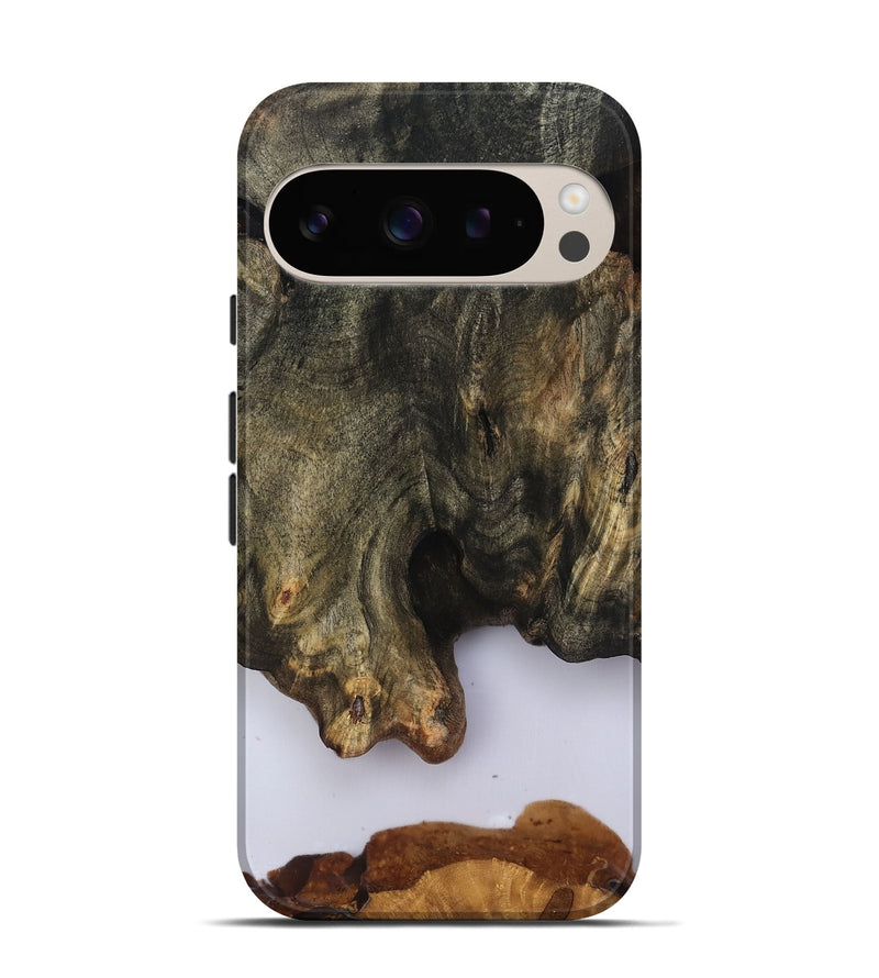 Pixel 9 Pro Wood Live Edge Phone Case - Curtis (Clear, 816894)