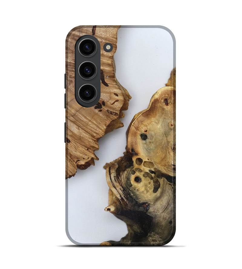 Galaxy S23 Wood Live Edge Phone Case - Jody (Clear, 816895)
