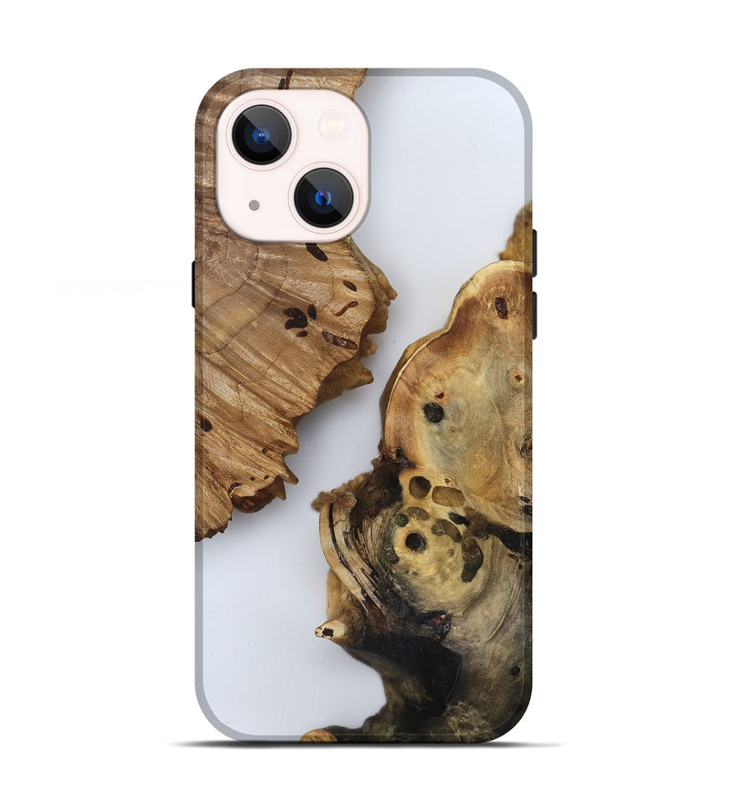 iPhone 13 Wood Live Edge Phone Case - Jody (Clear, 816895)