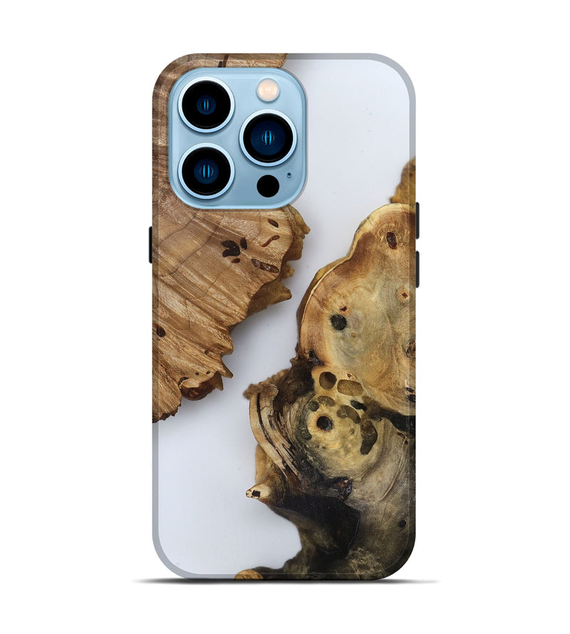 iPhone 14 Pro Wood Live Edge Phone Case - Jody (Clear, 816895)