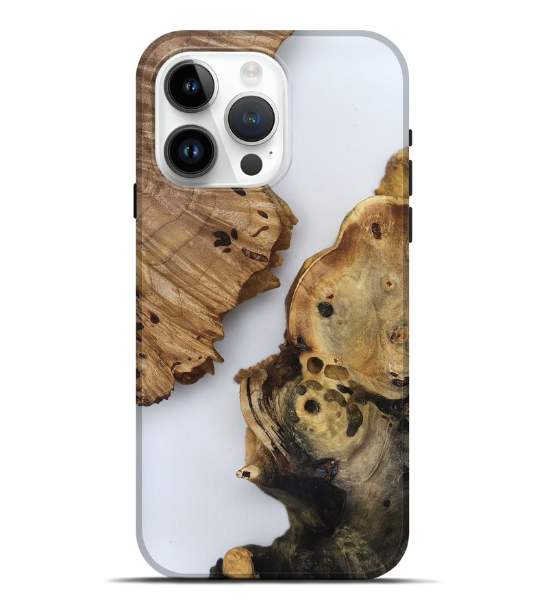 iPhone 15 Pro Max Wood Live Edge Phone Case - Jody (Clear, 816895)