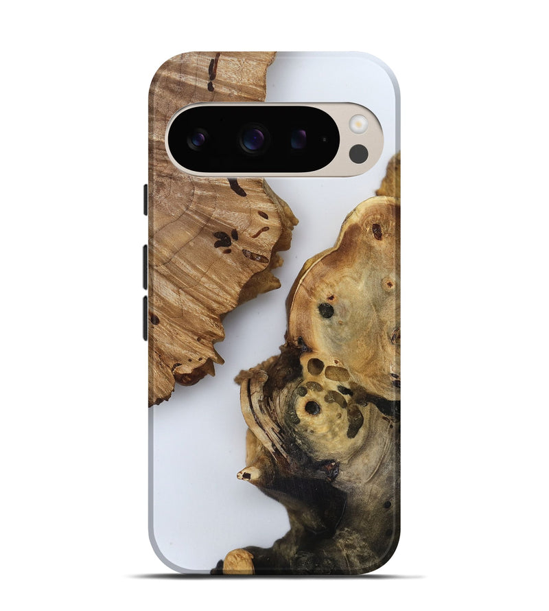 Pixel 9 Pro Wood Live Edge Phone Case - Jody (Clear, 816895)