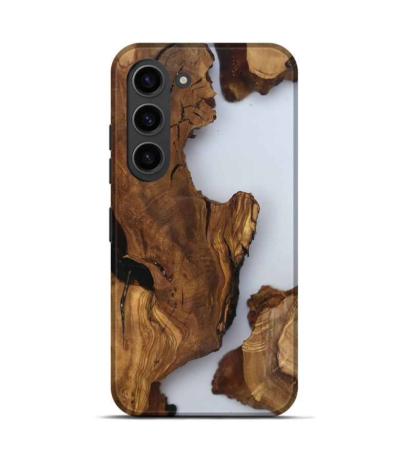Galaxy S23 Wood Live Edge Phone Case - Jazlynn (Clear, 816896)