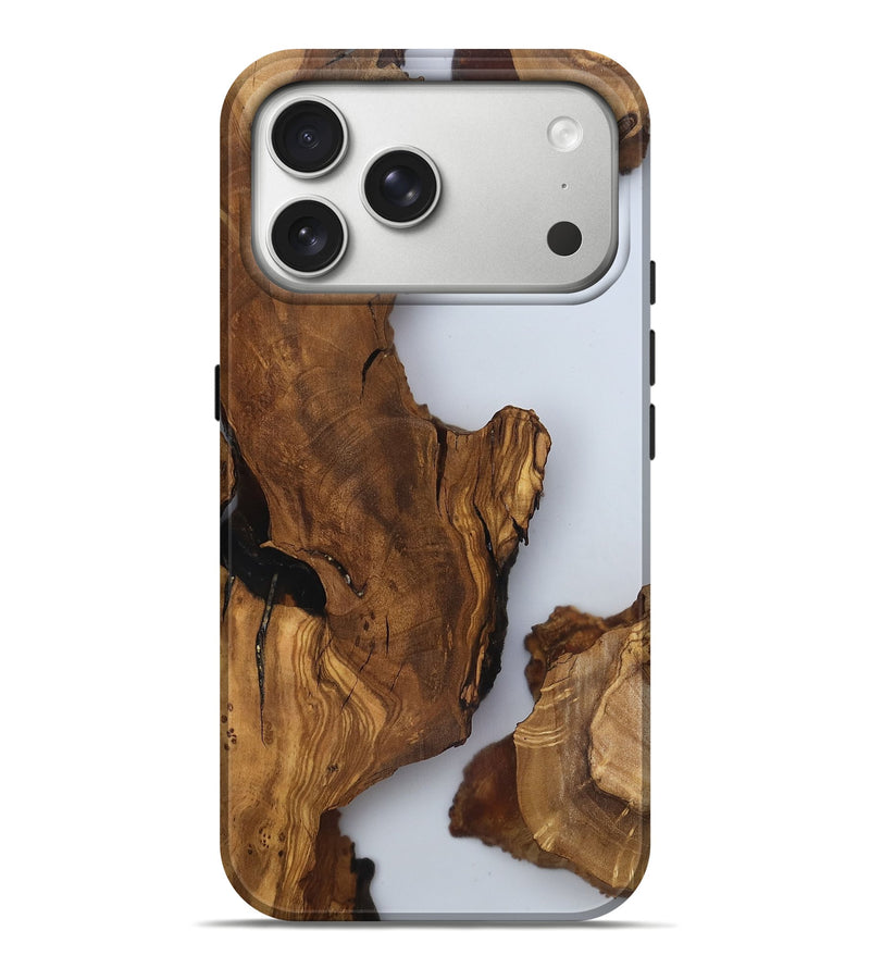 iPhone 17 Pro Max Wood Live Edge Phone Case - Jazlynn (Clear, 816896)
