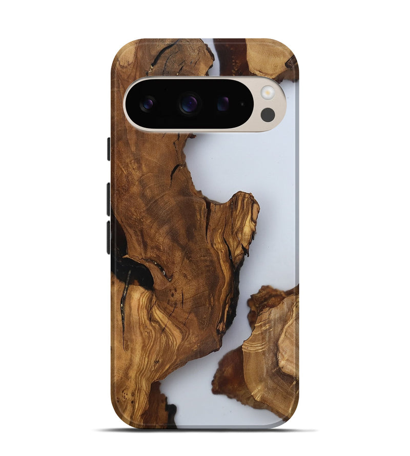 Pixel 9 Pro Wood Live Edge Phone Case - Jazlynn (Clear, 816896)