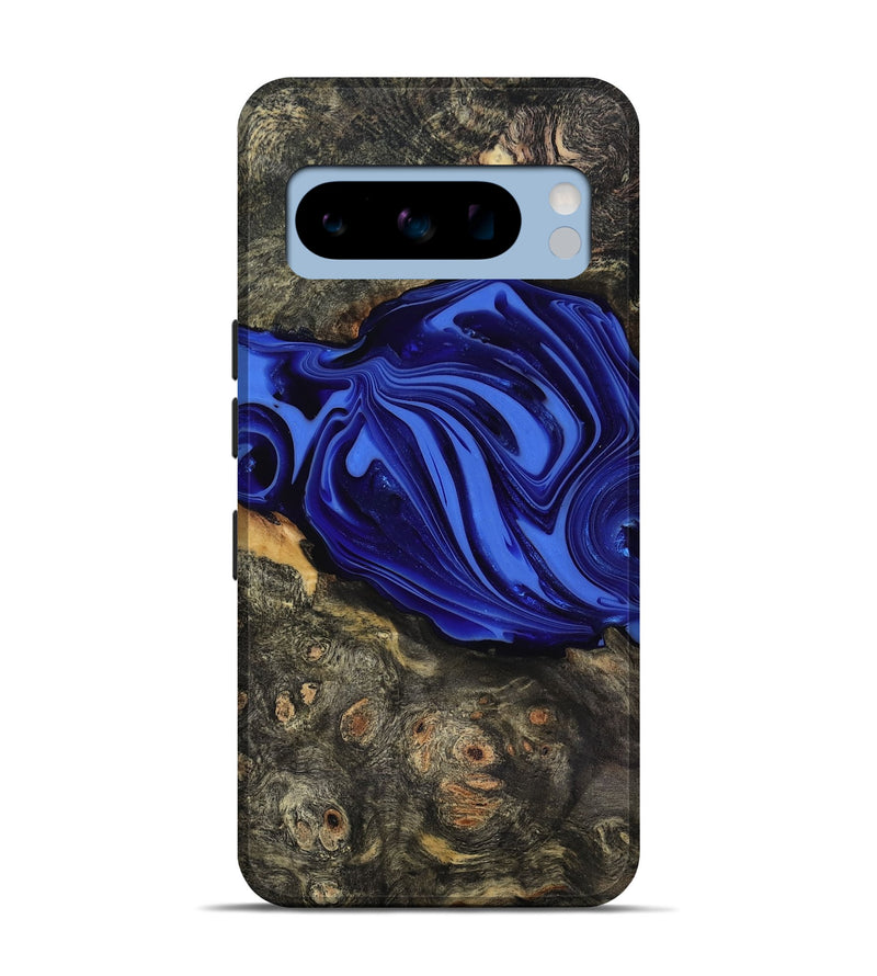 Pixel 8 Pro Wood Live Edge Phone Case - Kayce (Blue, 816903)