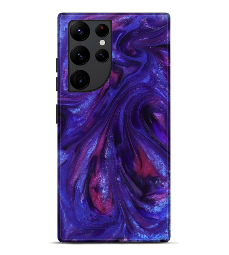 Galaxy S22 Ultra ResinArt Live Edge Phone Case - Cher (Purple, 816909)