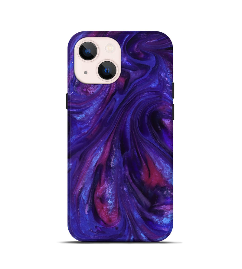 iPhone 13 mini ResinArt Live Edge Phone Case - Cher (Purple, 816909)