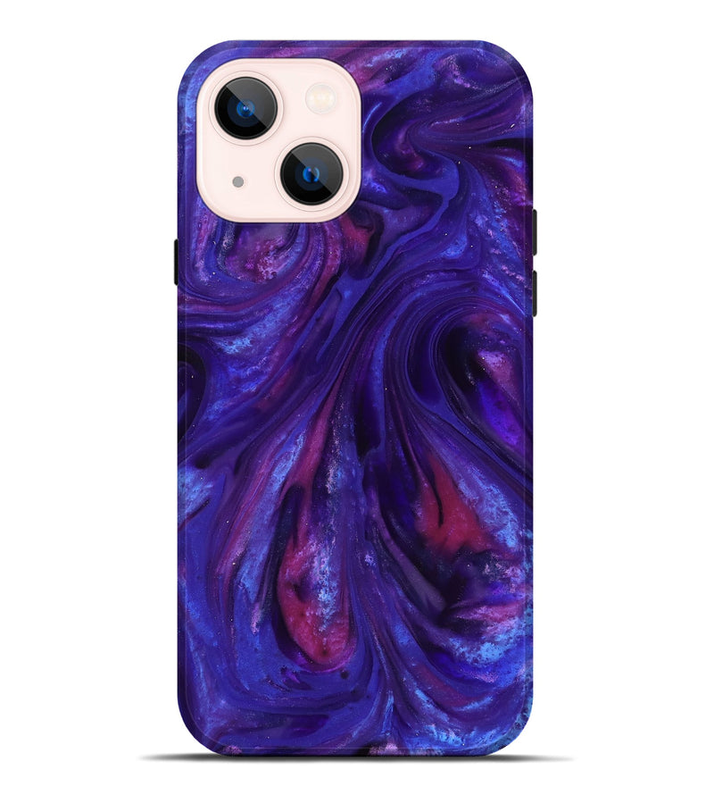 iPhone 14 Plus ResinArt Live Edge Phone Case - Cher (Purple, 816909)