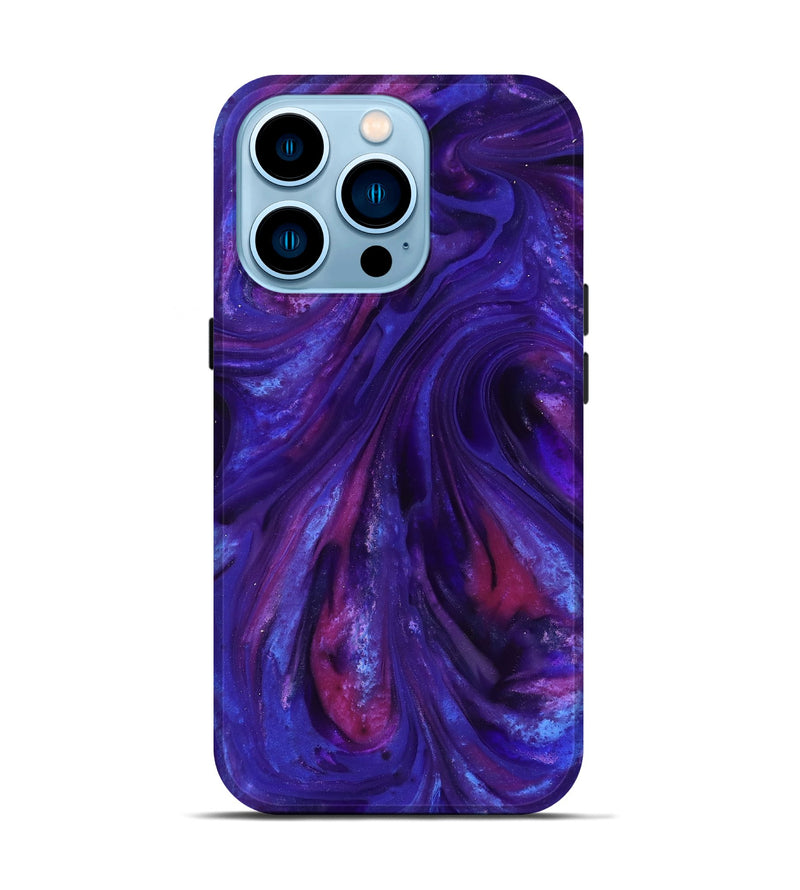 iPhone 14 Pro ResinArt Live Edge Phone Case - Cher (Purple, 816909)