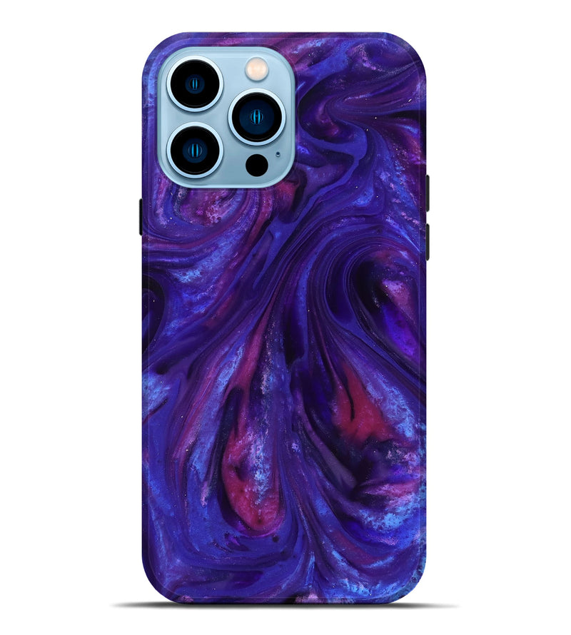 iPhone 14 Pro Max ResinArt Live Edge Phone Case - Cher (Purple, 816909)