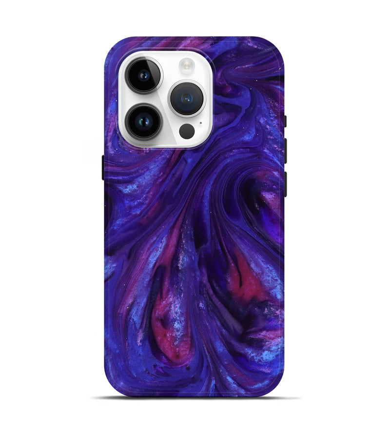 iPhone 15 Pro ResinArt Live Edge Phone Case - Cher (Purple, 816909)