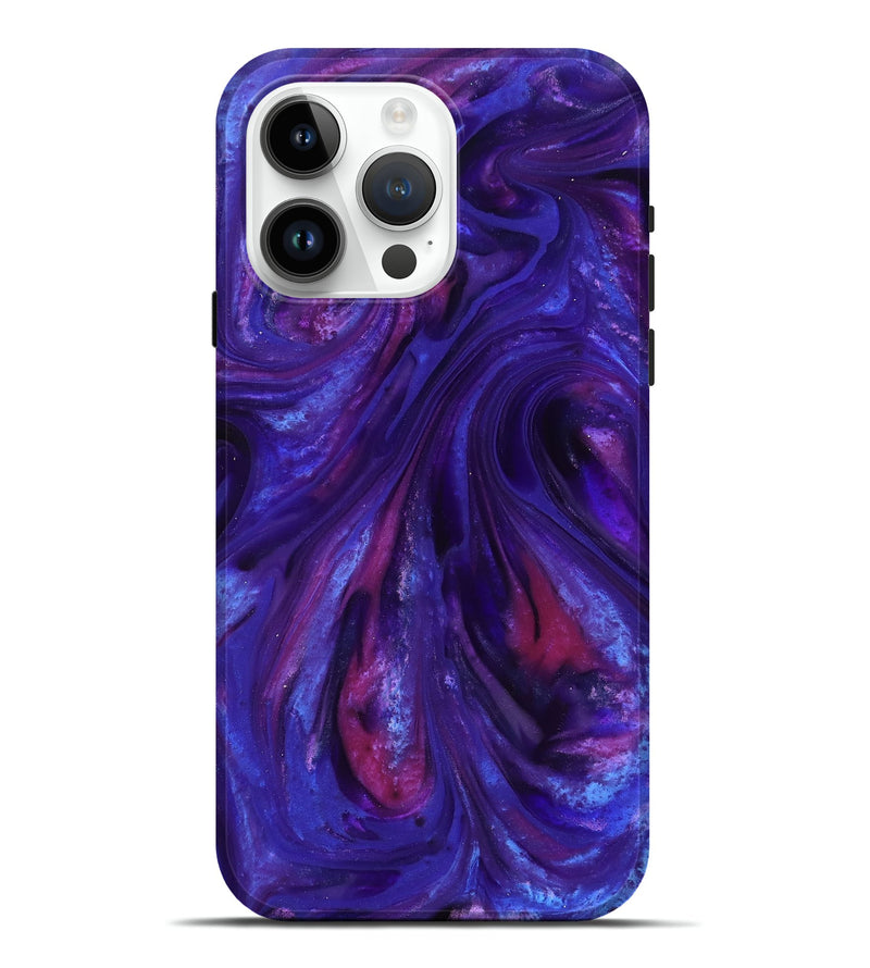 iPhone 15 Pro Max ResinArt Live Edge Phone Case - Cher (Purple, 816909)