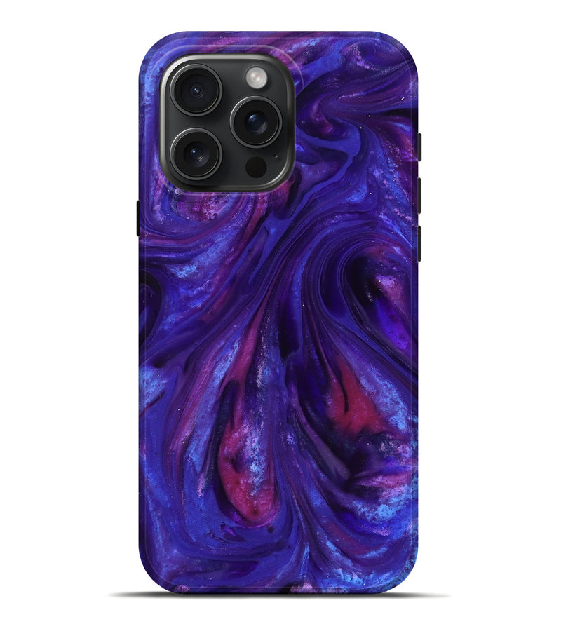 iPhone 16 Pro Max ResinArt Live Edge Phone Case - Cher (Purple, 816909)