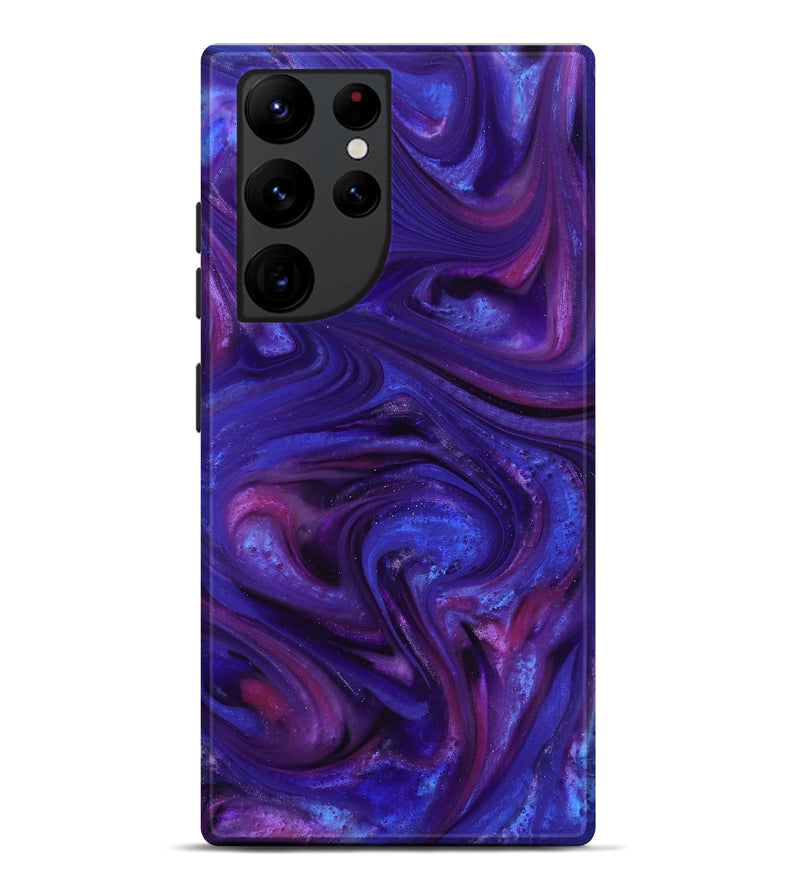 Galaxy S22 Ultra ResinArt Live Edge Phone Case - Lachlan (Purple, 816910)
