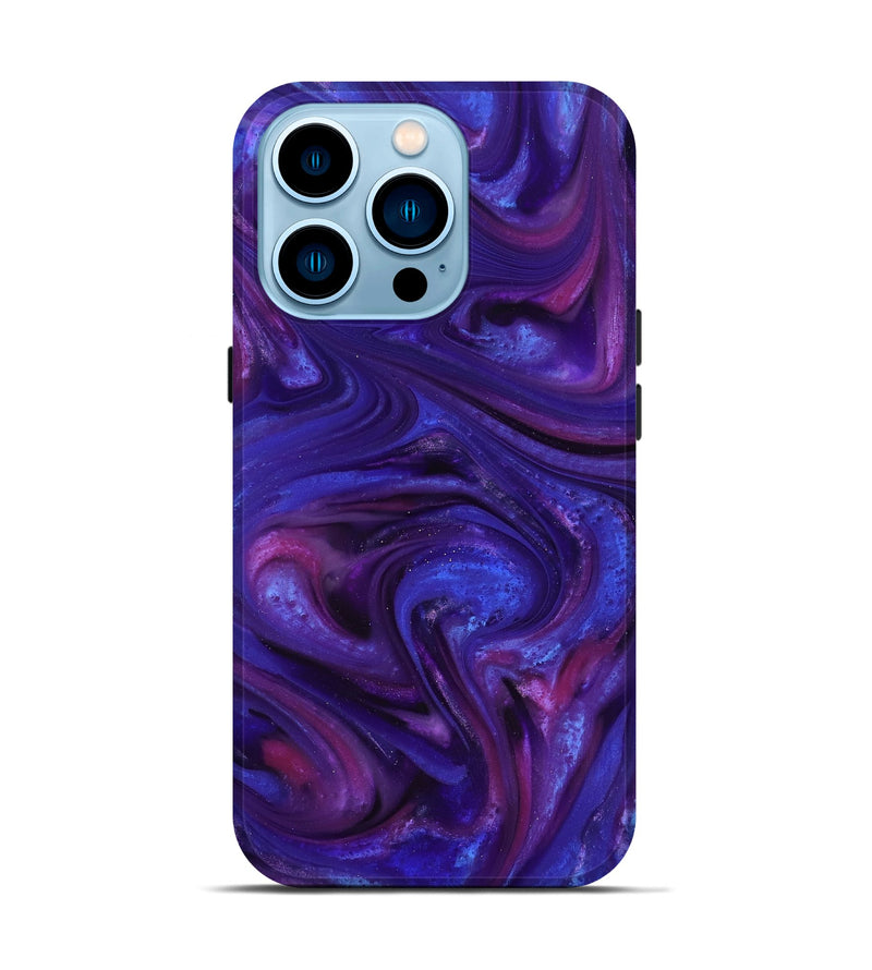 iPhone 14 Pro ResinArt Live Edge Phone Case - Lachlan (Purple, 816910)
