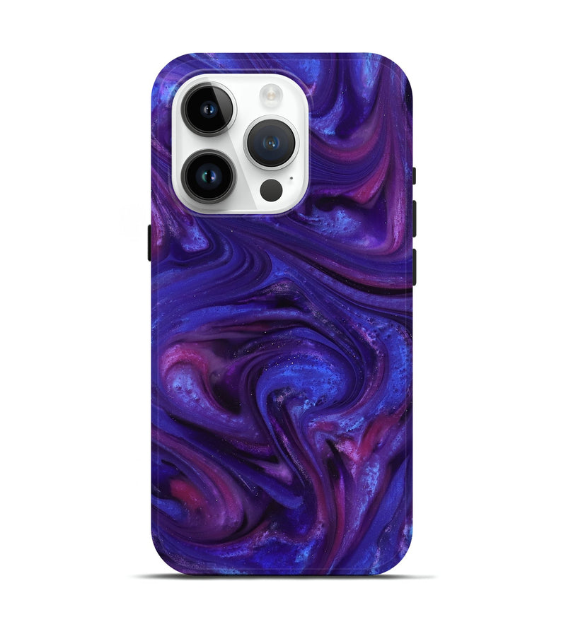 iPhone 15 Pro ResinArt Live Edge Phone Case - Lachlan (Purple, 816910)