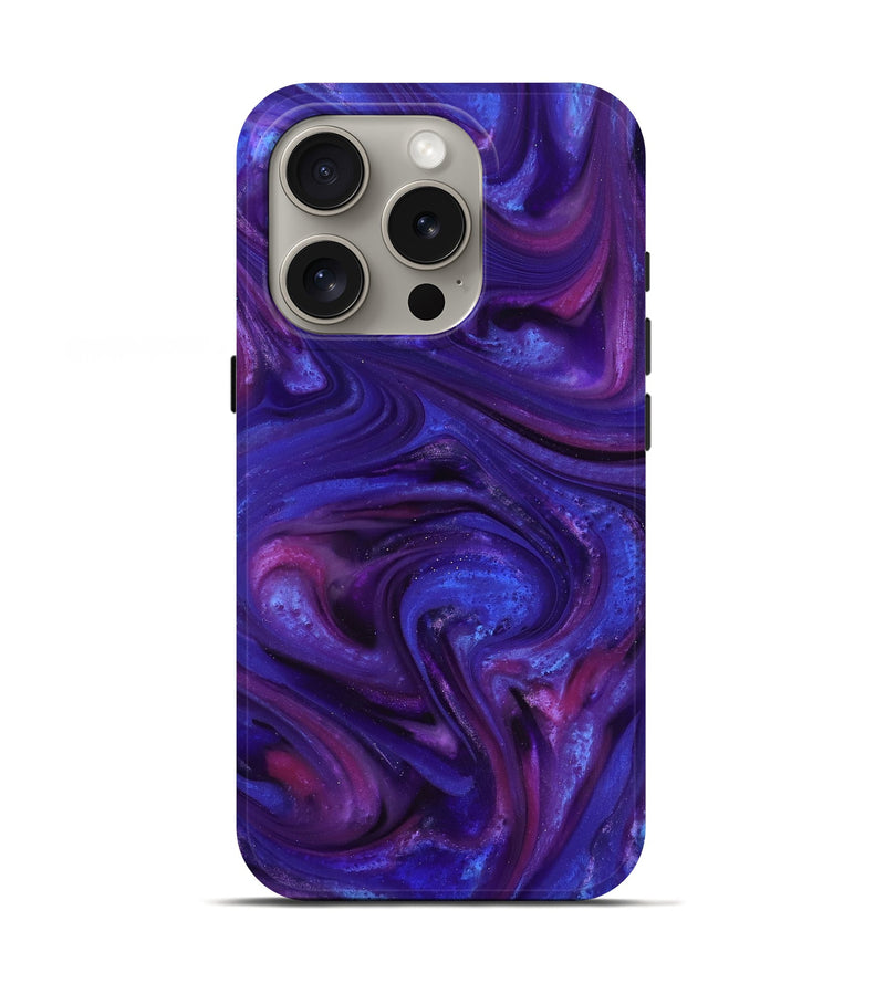 iPhone 16 Pro ResinArt Live Edge Phone Case - Lachlan (Purple, 816910)
