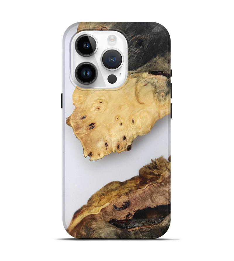 iPhone 15 Pro Wood Live Edge Phone Case - Jasmyn (Clear, 816911)