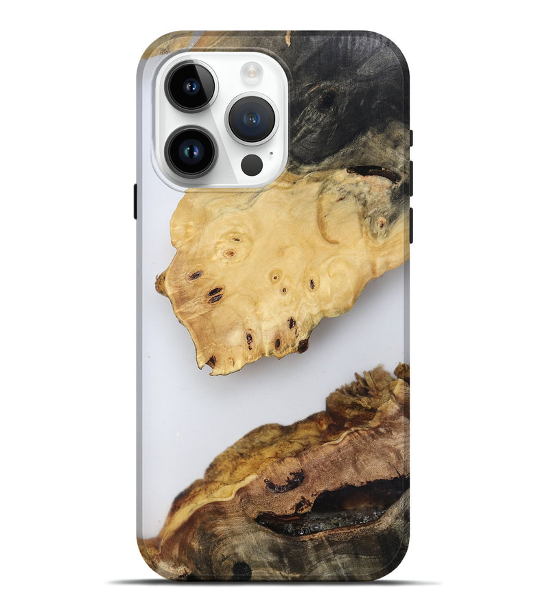iPhone 15 Pro Max Wood Live Edge Phone Case - Jasmyn (Clear, 816911)