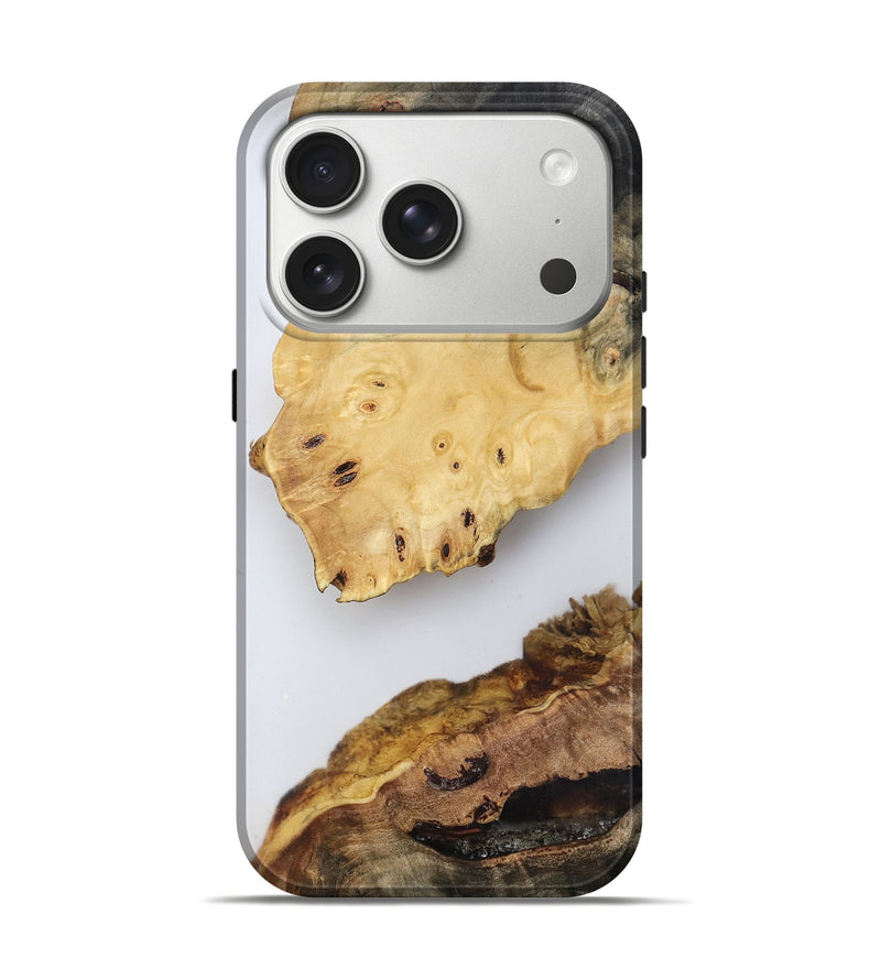 iPhone 17 Pro Wood Live Edge Phone Case - Jasmyn (Clear, 816911)