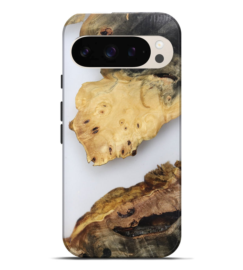 Pixel 10 Pro XL Wood Live Edge Phone Case - Jasmyn (Clear, 816911)