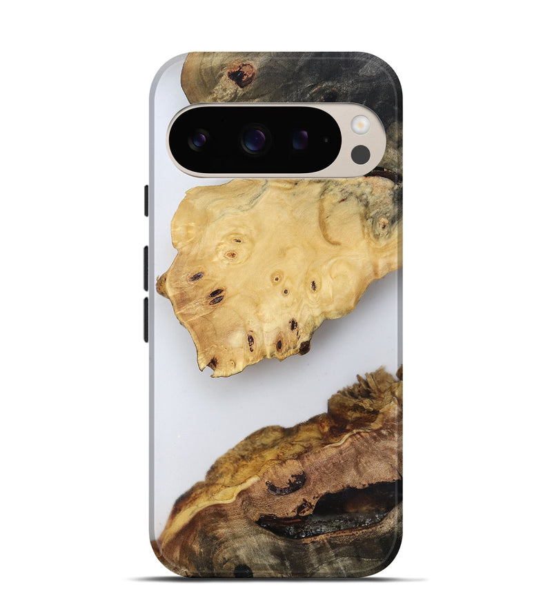 Pixel 9 Pro Wood Live Edge Phone Case - Jasmyn (Clear, 816911)