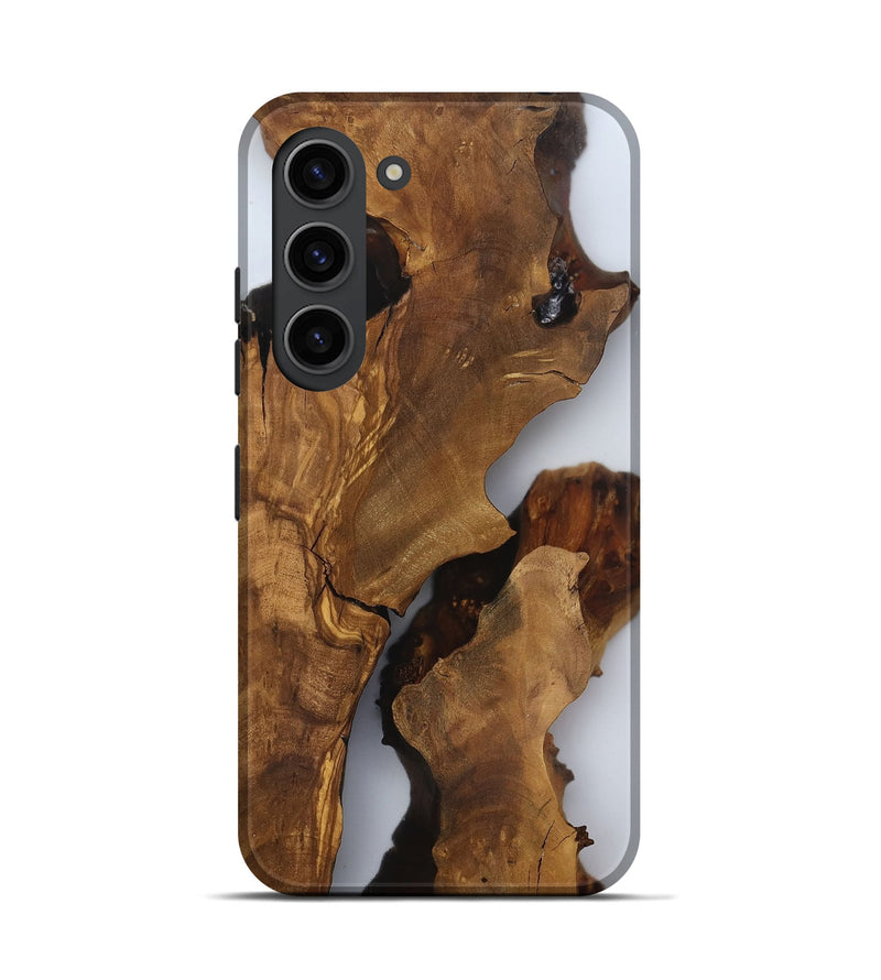 Galaxy S23 Wood Live Edge Phone Case - Amayah (Clear, 816912)