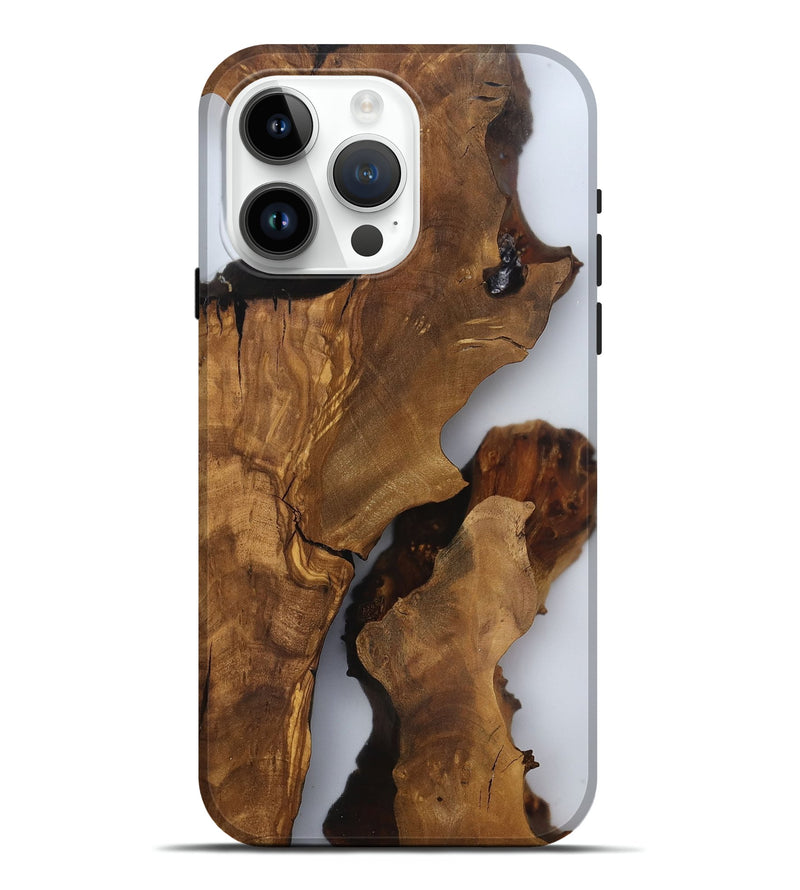 iPhone 15 Pro Max Wood Live Edge Phone Case - Amayah (Clear, 816912)