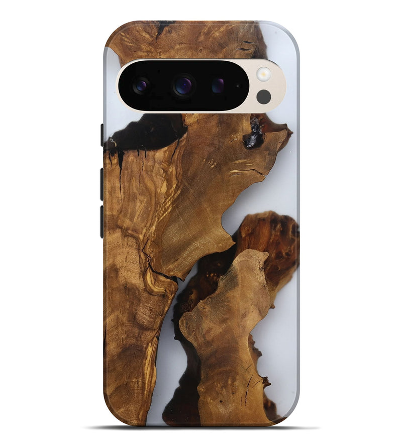 Pixel 10 Pro XL Wood Live Edge Phone Case - Amayah (Clear, 816912)