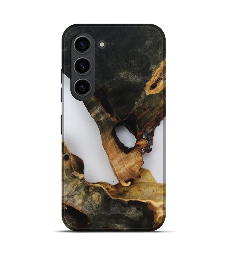 Galaxy S23 Wood Live Edge Phone Case - Faye (Clear, 816913)