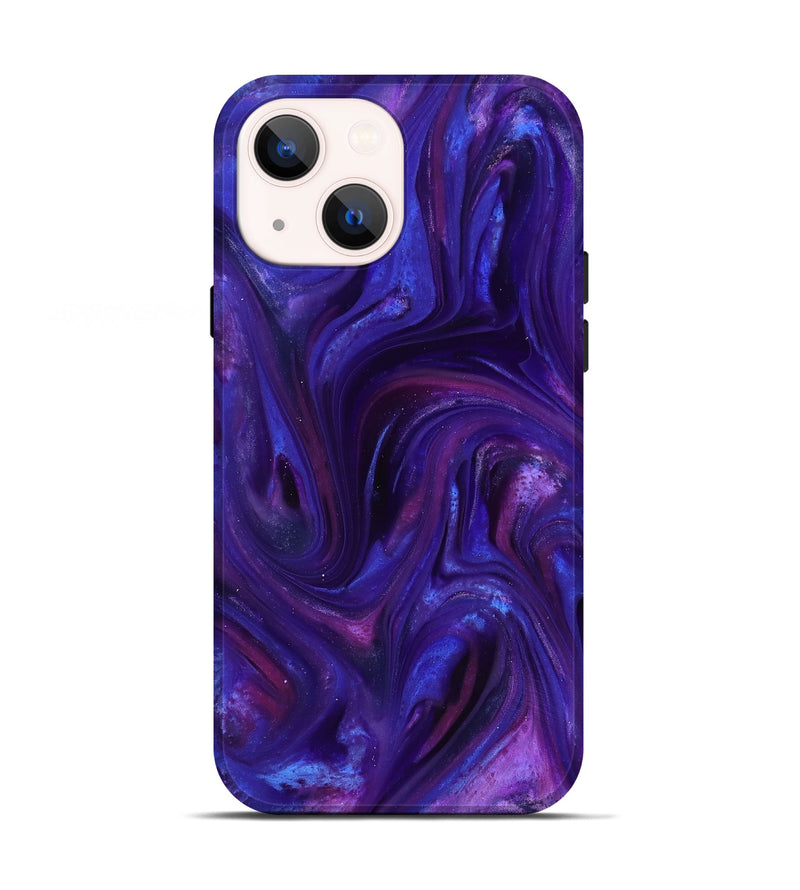 iPhone 13 ResinArt Live Edge Phone Case - Abril (Purple, 816924)