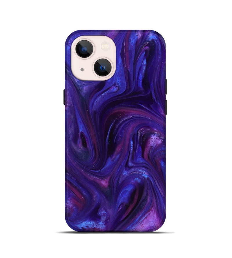 iPhone 13 mini ResinArt Live Edge Phone Case - Abril (Purple, 816924)