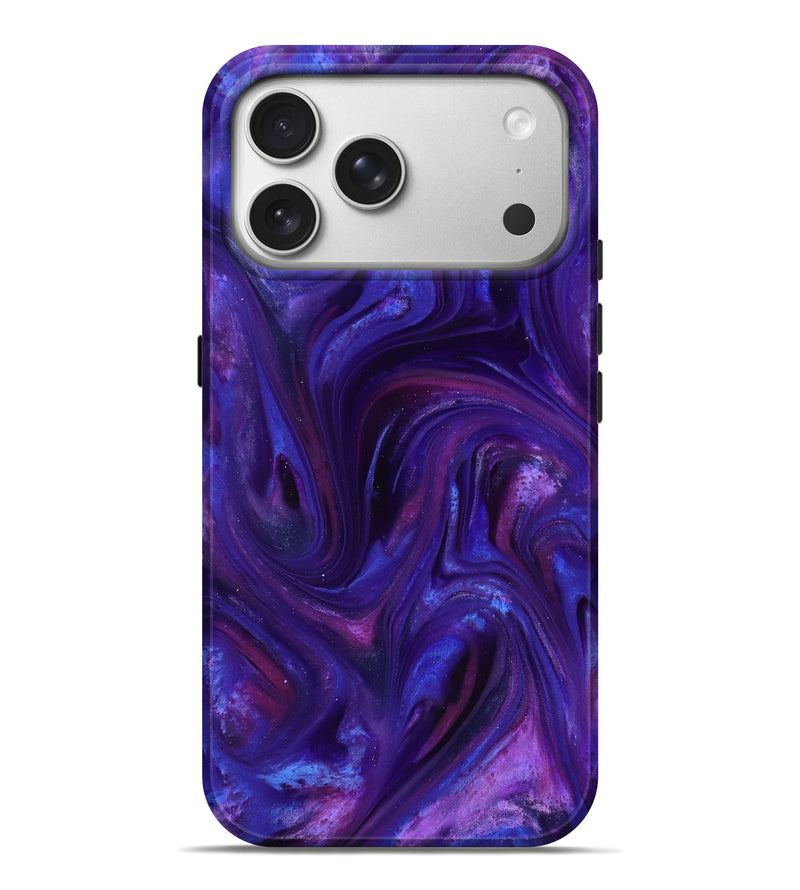 iPhone 17 Pro Max ResinArt Live Edge Phone Case - Abril (Purple, 816924)