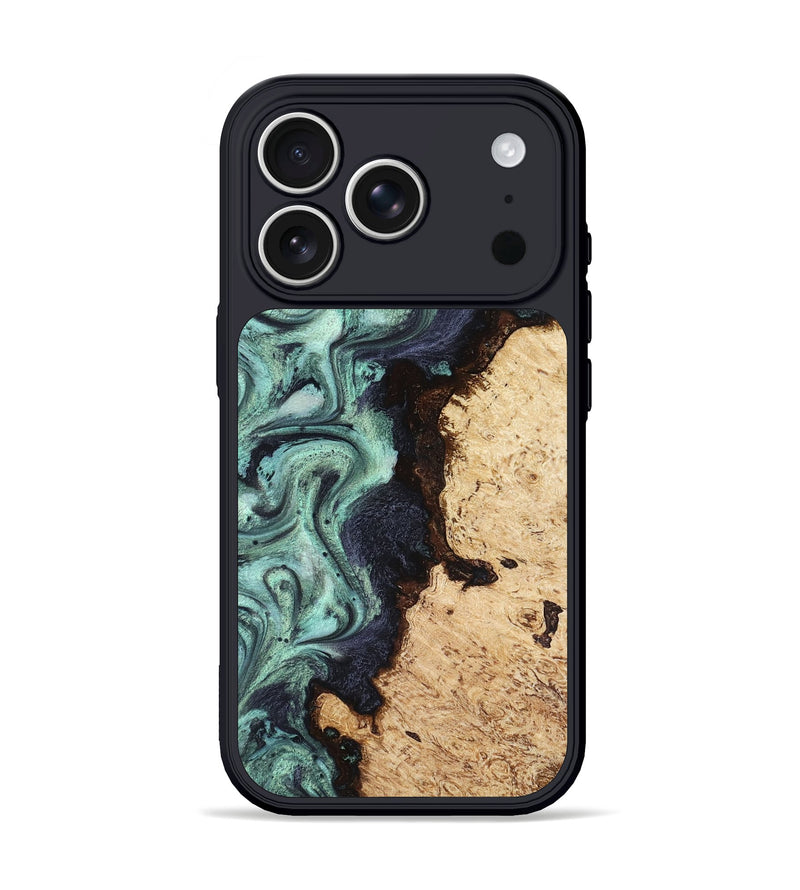 iPhone 17 Pro Wood Phone Case - Pamela (Green, 816933)