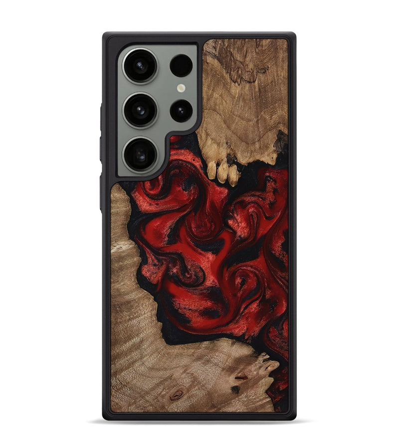 Galaxy S24 Ultra Wood Phone Case - Ivy (Red, 816957)