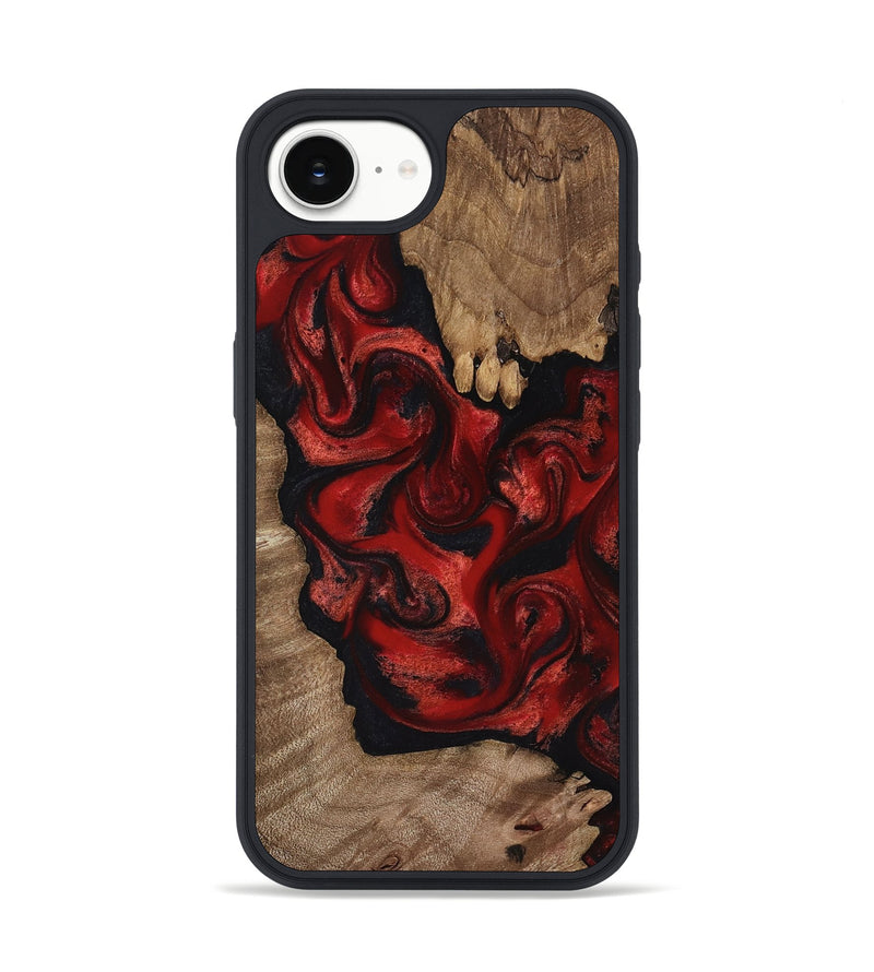 iPhone 16e Wood Phone Case - Ivy (Red, 816957)