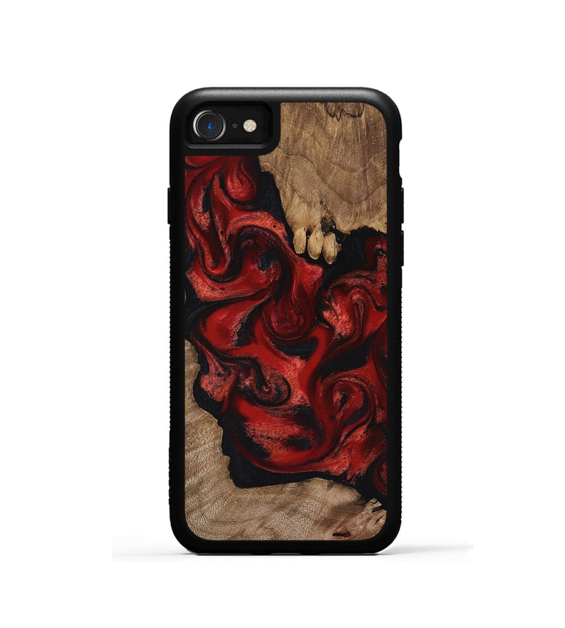 iPhone SE Wood Phone Case - Ivy (Red, 816957)